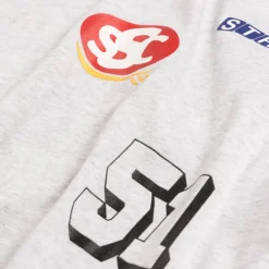 Stockholm Surfboard Club T-Shirts*Box Tee Sponsor Grey Melange