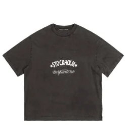 Stockholm Surfboard Club T-Shirts*Box Tee Sign Black