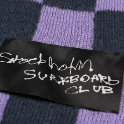 Stockholm Surfboard Club Alle Anzeigen|Écharpes*Umi Knitted Scarf Purple Check