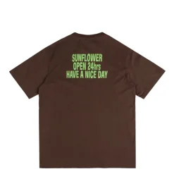 Sunflower T-Shirts*Easy Hours Tee Brown