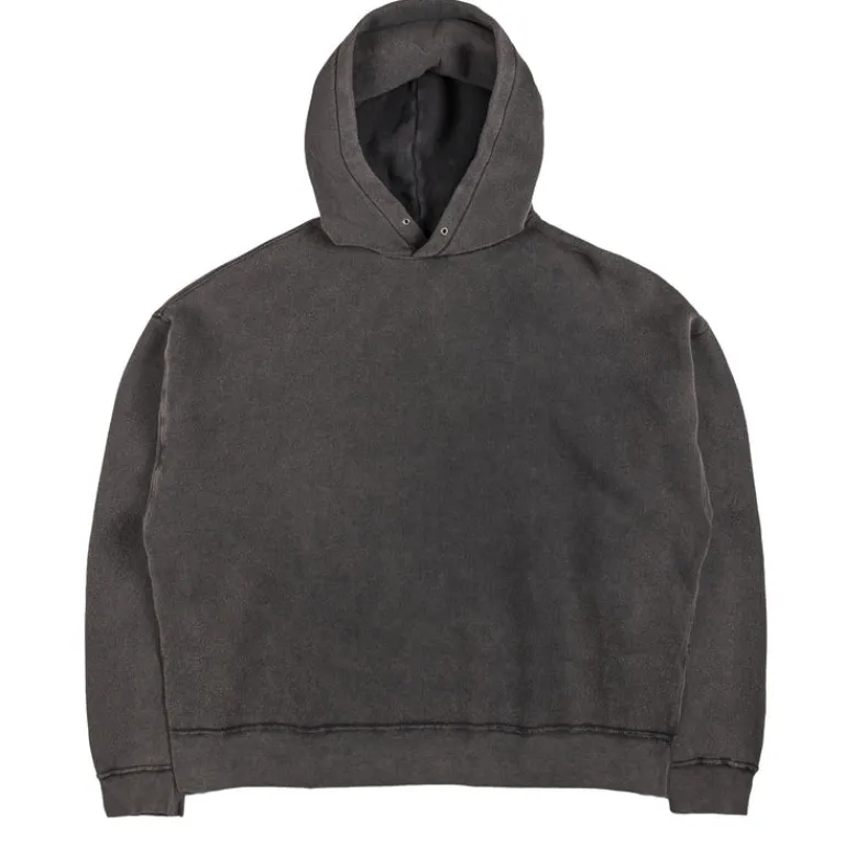Sunflower Sweats À Capuche*Hood Sweat Antracite Washed