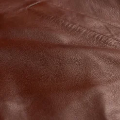Sunflower Gilets*Short Leather Jacket Cognac