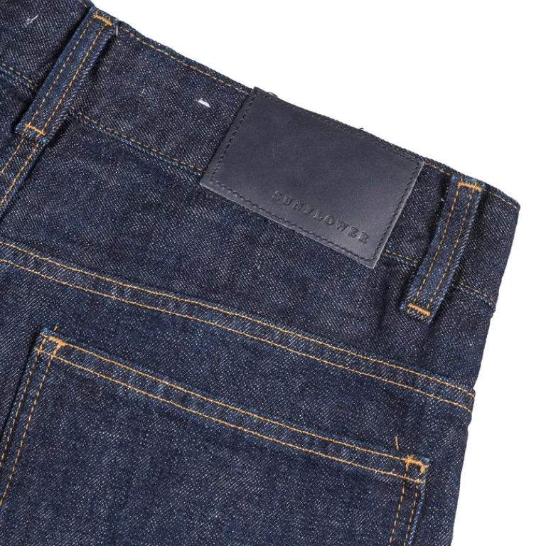 Sunflower Pantalons*Super Wide Jeans Simple Rinse Blue