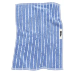 Tekla Salle De Bain*Bath Towel Clear Blue Stripes