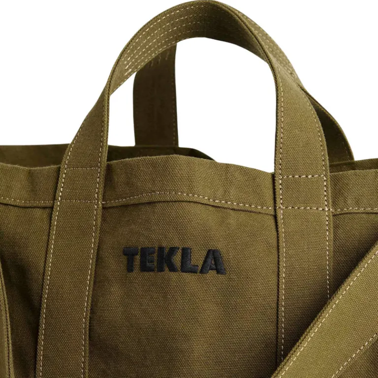 Tekla Sacs*Beach Bag Olive