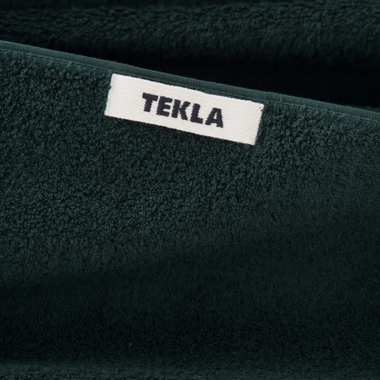 Tekla Salle De Bain*Guest Towel Forest Green