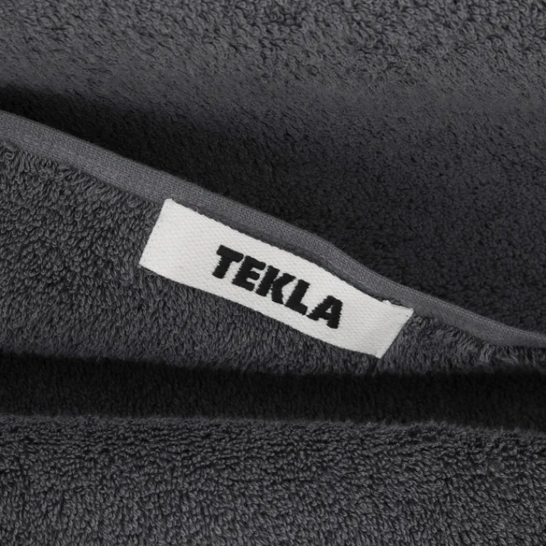 Tekla Salle De Bain*Guest Towel Charcoal Grey