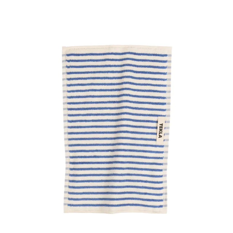 Tekla Salle De Bain*Guest Towel Coastal Blue Stripes