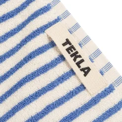 Tekla Salle De Bain*Guest Towel Coastal Blue Stripes