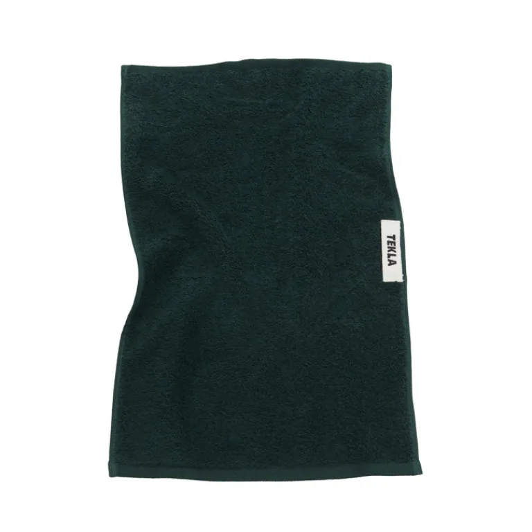 Tekla Salle De Bain*Hand Towel Forest Green