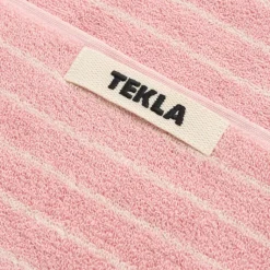 Tekla Salle De Bain*Hand Towel Shaded Pink Stripes