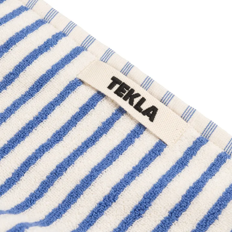 Tekla Salle De Bain*Hand Towel Coastal Blue Stripes