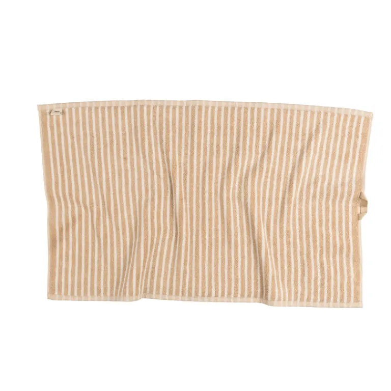 Tekla Salle De Bain*Hand Towel Ivory Stripes