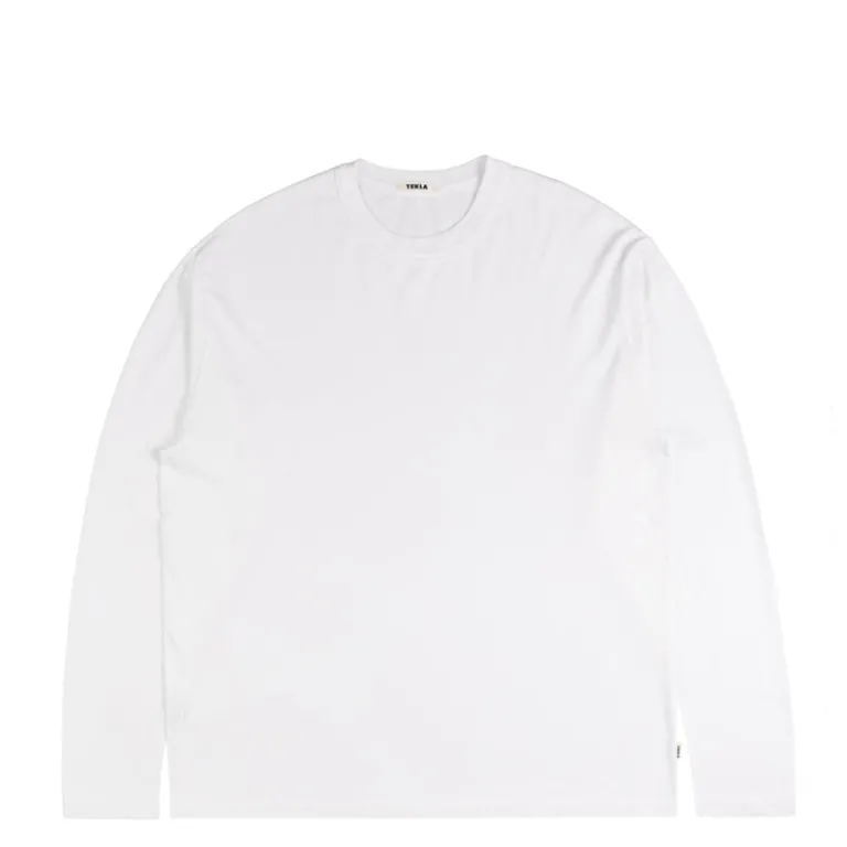 Tekla Pyjamas & Sous-Vêtements*Long Sleeve Sleeping T-Shirt White