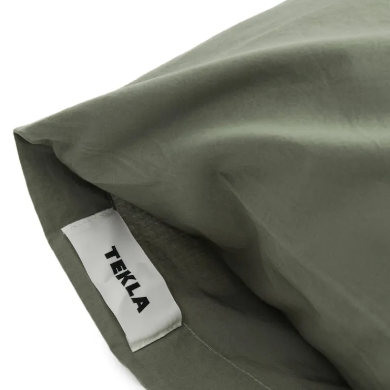 Tekla Chambre À Coucher*Pillow Sham Olive Green