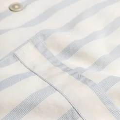 Tekla Pyjamas & Sous-Vêtements*Pyjamas Short Sleeve Shirt Needle Stripes