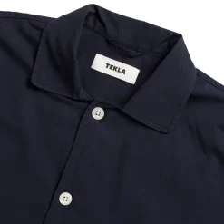 Tekla Pyjamas & Sous-Vêtements*Pyjamas Short Sleeve Shirt True Navy