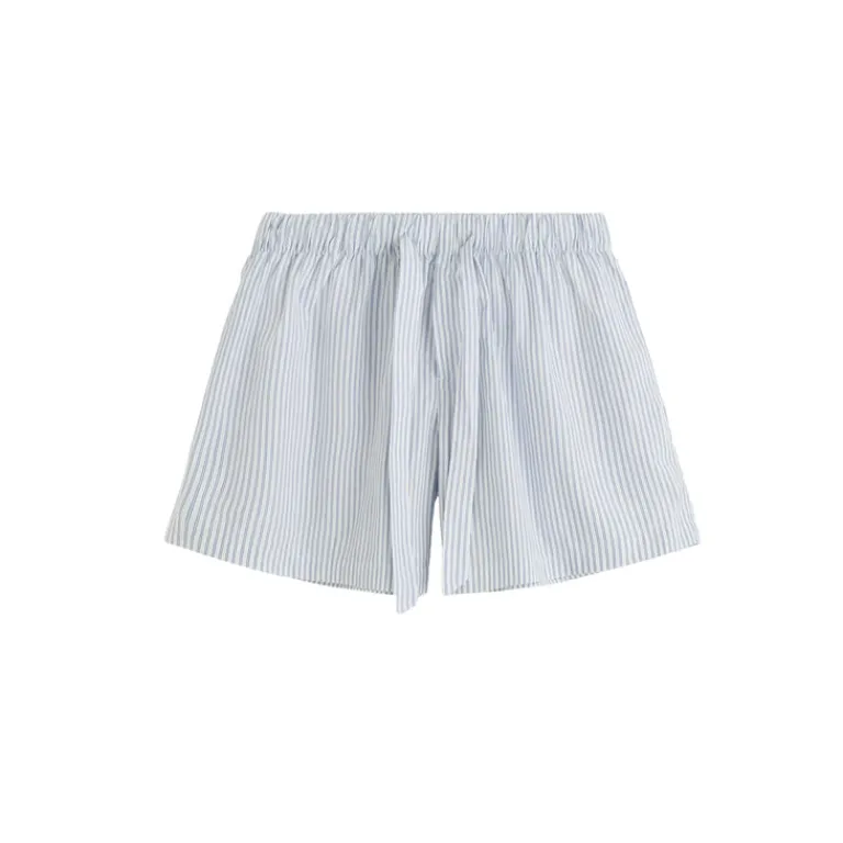 Tekla Pyjamas & Sous-Vêtements*Pyjamas Shorts Orchid Stripes