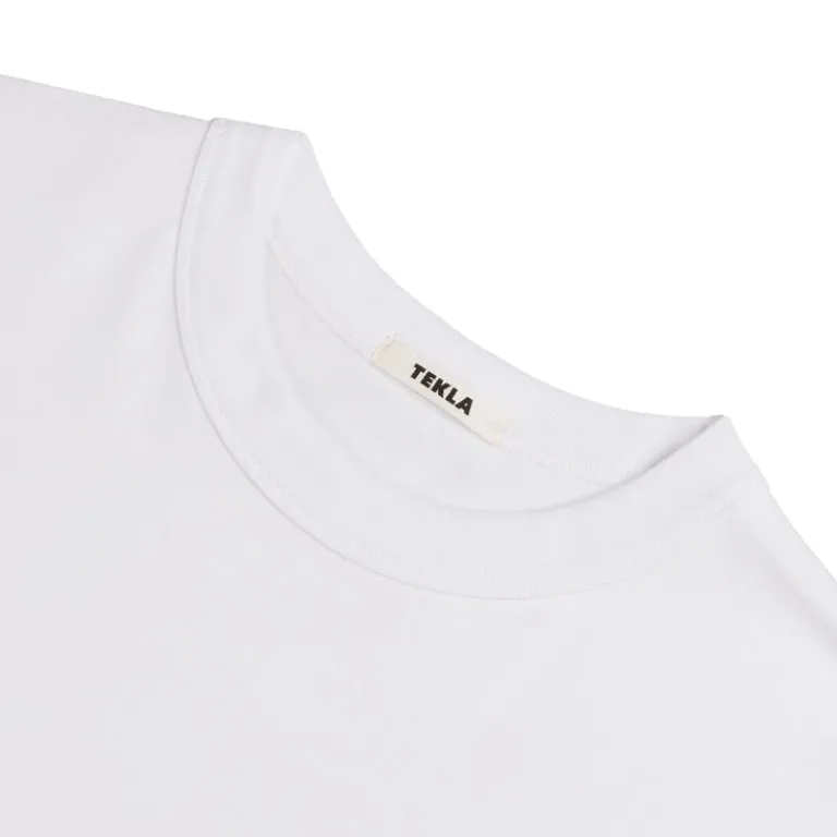 Tekla Pyjamas & Sous-Vêtements*Sleeping T-Shirt White