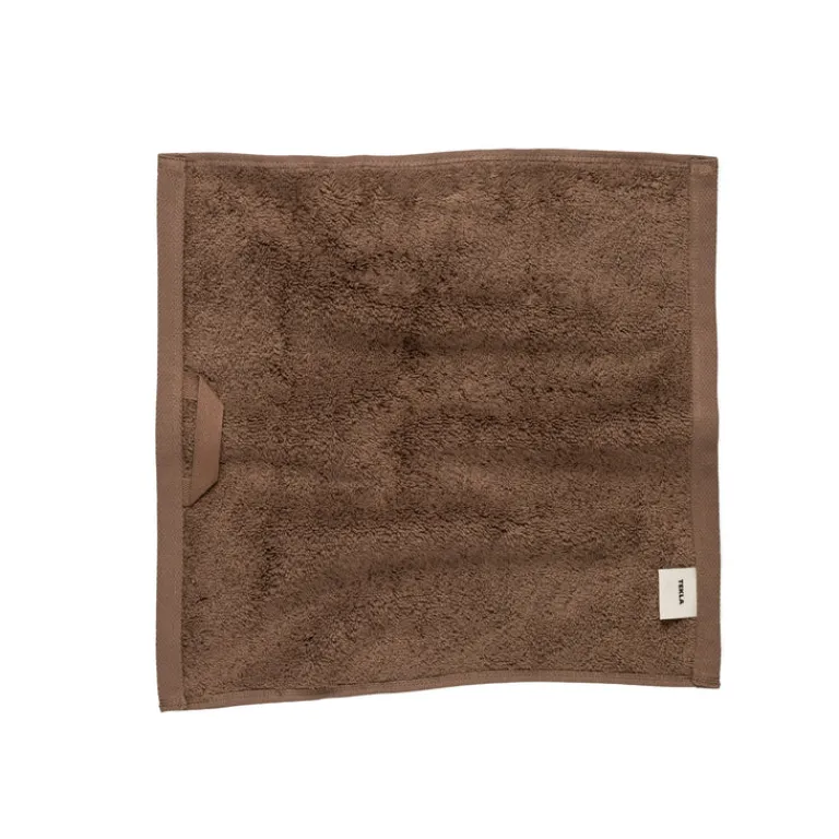Tekla Salle De Bain*Washcloth Kodiak Brown