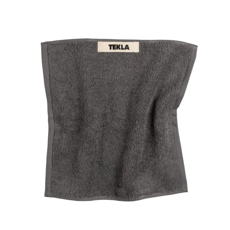 Tekla Salle De Bain*Washcloth Charcoal Grey