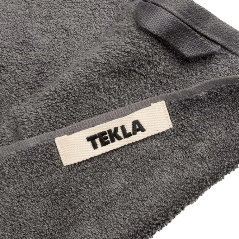 Tekla Salle De Bain*Washcloth Charcoal Grey