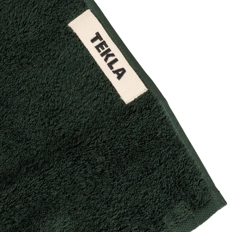 Tekla Salle De Bain*Washcloth Forest Green