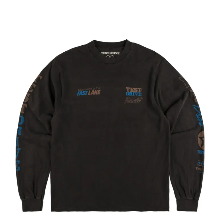 Test Drive T-Shirts*Bandit Longsleeve Vntg Black