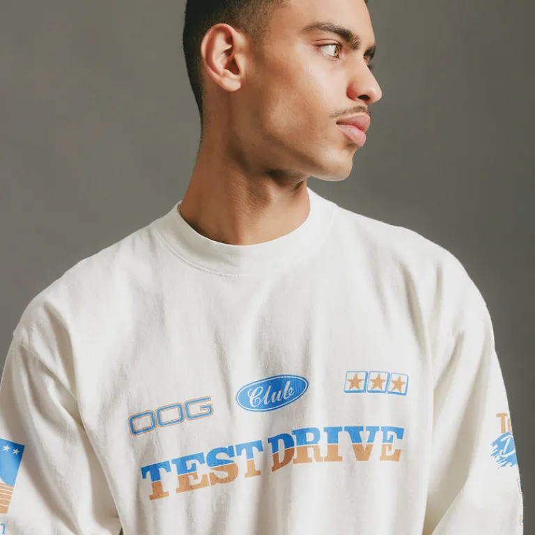 Test Drive T-Shirts*On Top Longsleeve Off White
