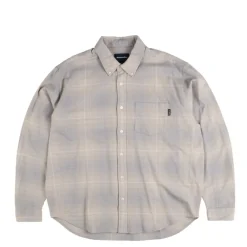 thisisneverthat Chemises*Flannel Check Shirt Grey
