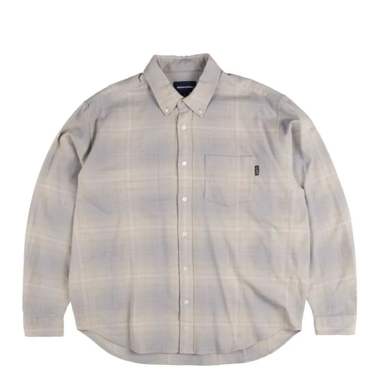 thisisneverthat Chemises*Flannel Check Shirt Grey