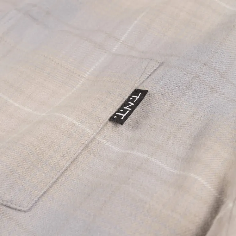 thisisneverthat Chemises*Flannel Check Shirt Grey