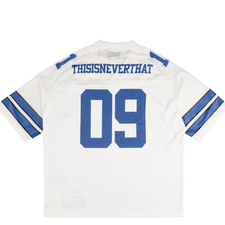 thisisneverthat T-Shirts*Football Jersey White