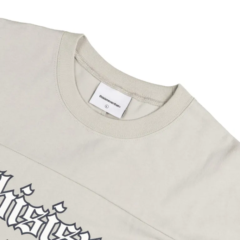 thisisneverthat T-Shirts*Football Tee Grey