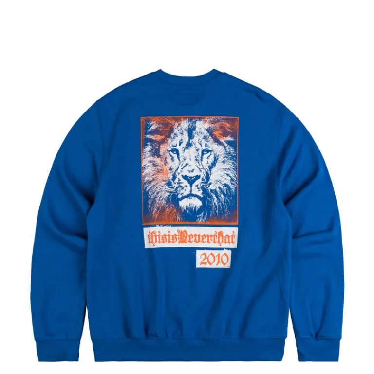 thisisneverthat Pullover*Lion 2010 Crewneck Blue