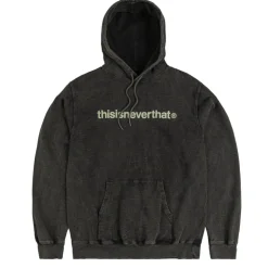 thisisneverthat Sweats À Capuche*T-Logo LT Hoodie Washed Black