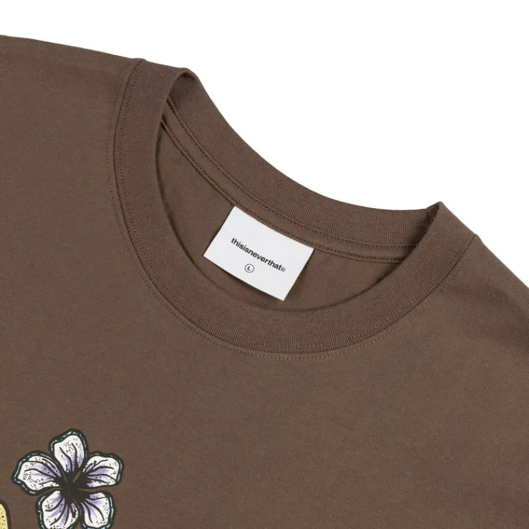 thisisneverthat T-Shirts*Tropical Never Tee Brown