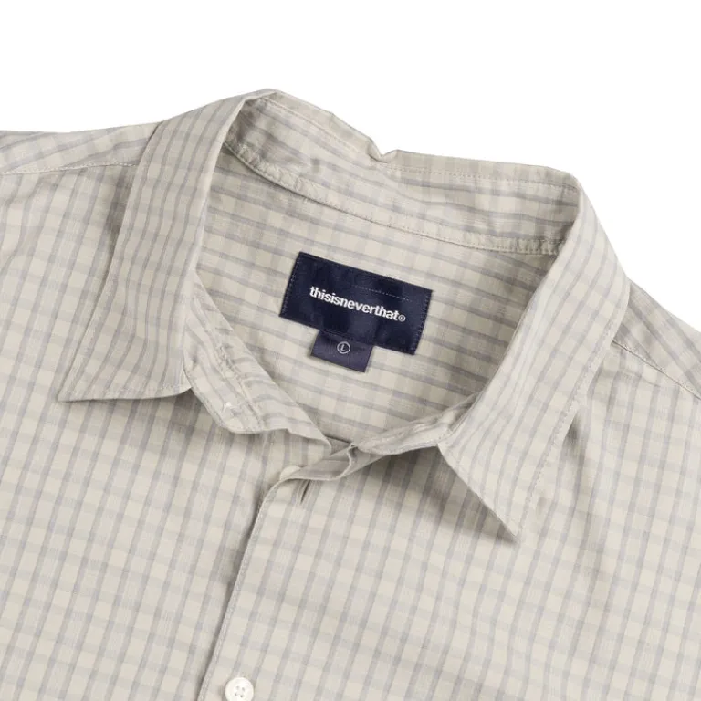 thisisneverthat Chemises*Check Shirt Stone