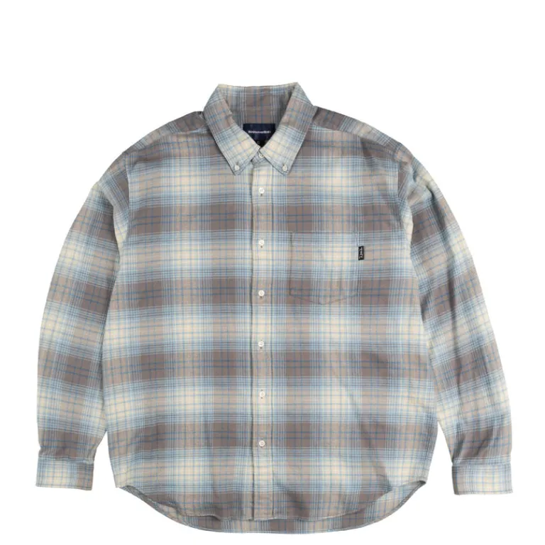 thisisneverthat Chemises*Flannel Check Shirt Brown