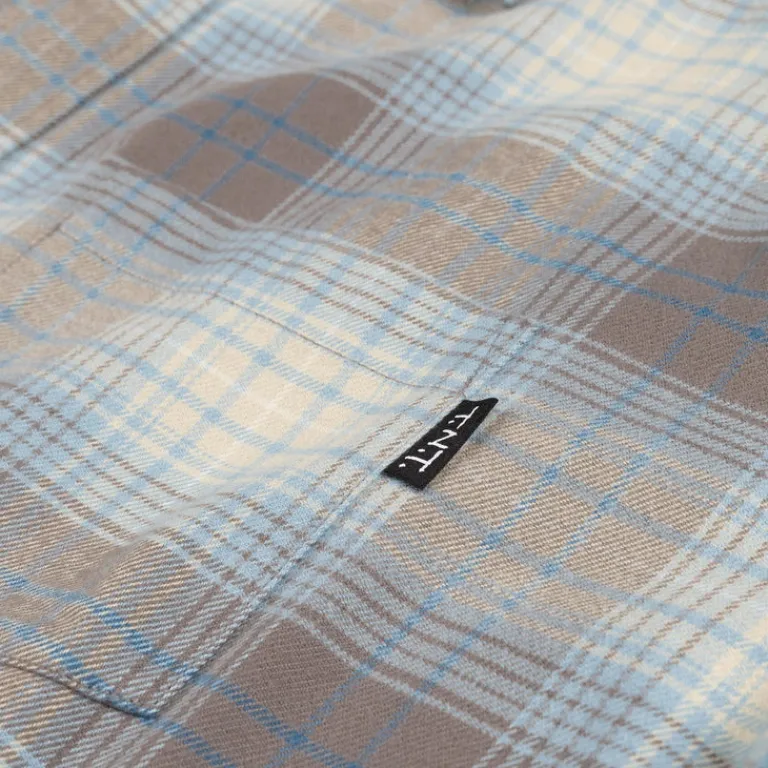 thisisneverthat Chemises*Flannel Check Shirt Brown