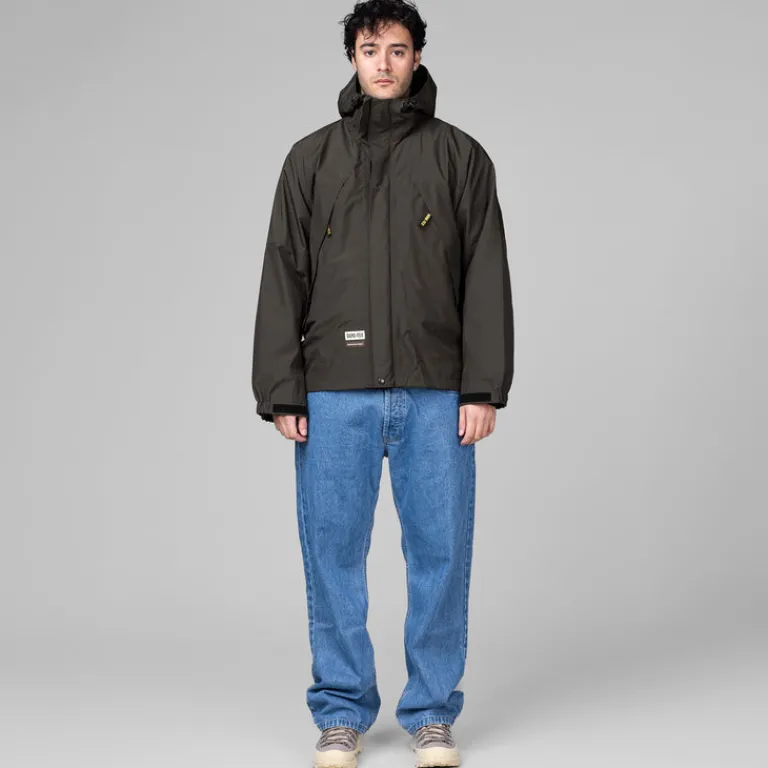 thisisneverthat Gilets**Gore-Tex* 2L Cold Weather Jacket Olive Brown