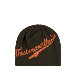 thisisneverthat Alle Anzeigen|Beanies*Script Logo No Cuff Beanie Olive