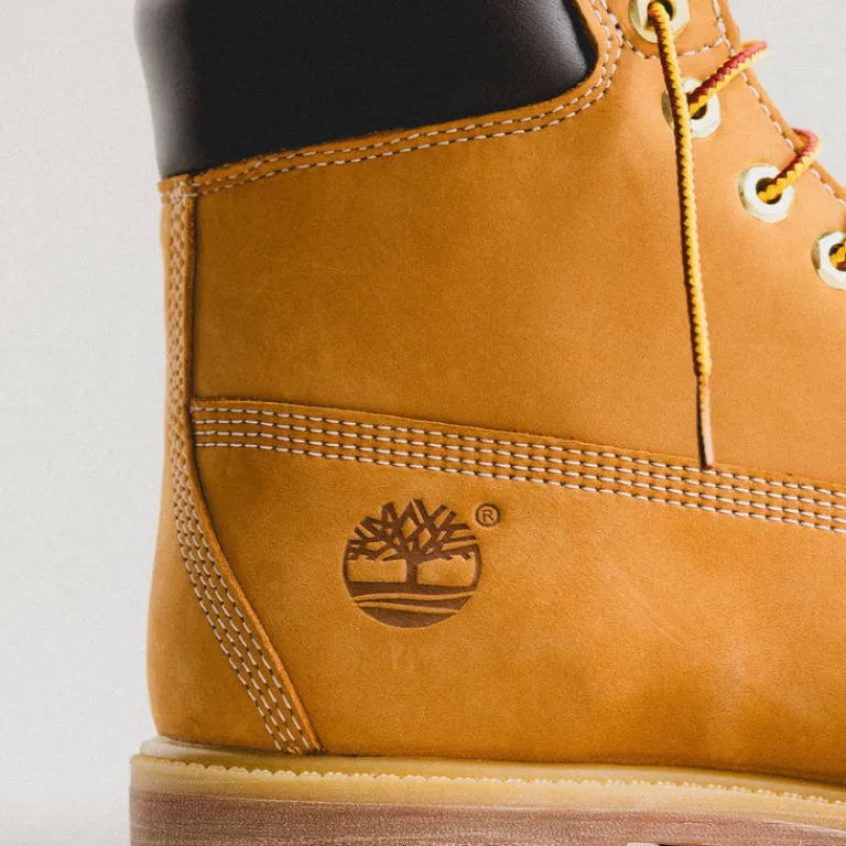 Timberland Sneakers Montantes|Sneakers En Cuir*Premium 6-Inch Lace Up Boot *Waterproof* Wheat