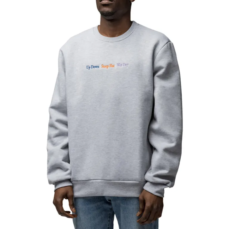 Trekk by Asphaltgold Pullover*Trekk Crewneck Heather Grey / Multi
