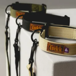 Trekk by Asphaltgold Alle Anzeigen|Accessoires Pour Chiens*Trekk Dog Collar Creme / Black