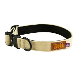 Trekk by Asphaltgold Alle Anzeigen|Accessoires Pour Chiens*Trekk Dog Collar Creme / Black