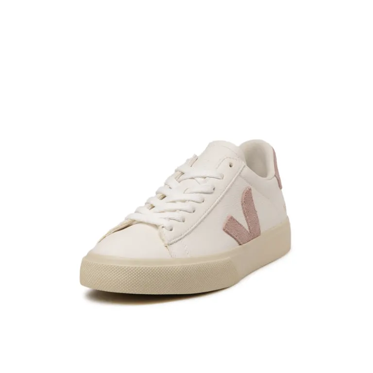 Veja Sneakers Blancs*Campo Chromefree Leather W Extra White / Babe