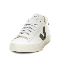 Veja Sneakers Blancs*Campo Chromefree Leather Extra White / Kaki