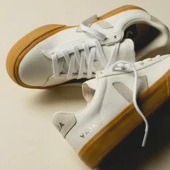 Veja Sneakers Blancs*Campo Chromefree Leather W Extra White / Natural / Natural