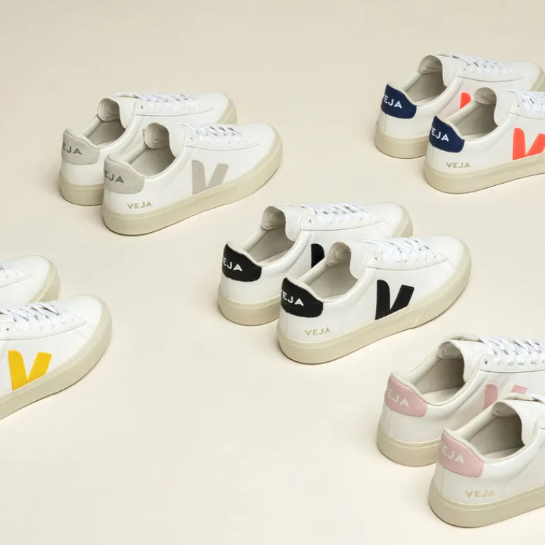 Veja Sneakers Blancs*Campo Chromefree Leather White / Black